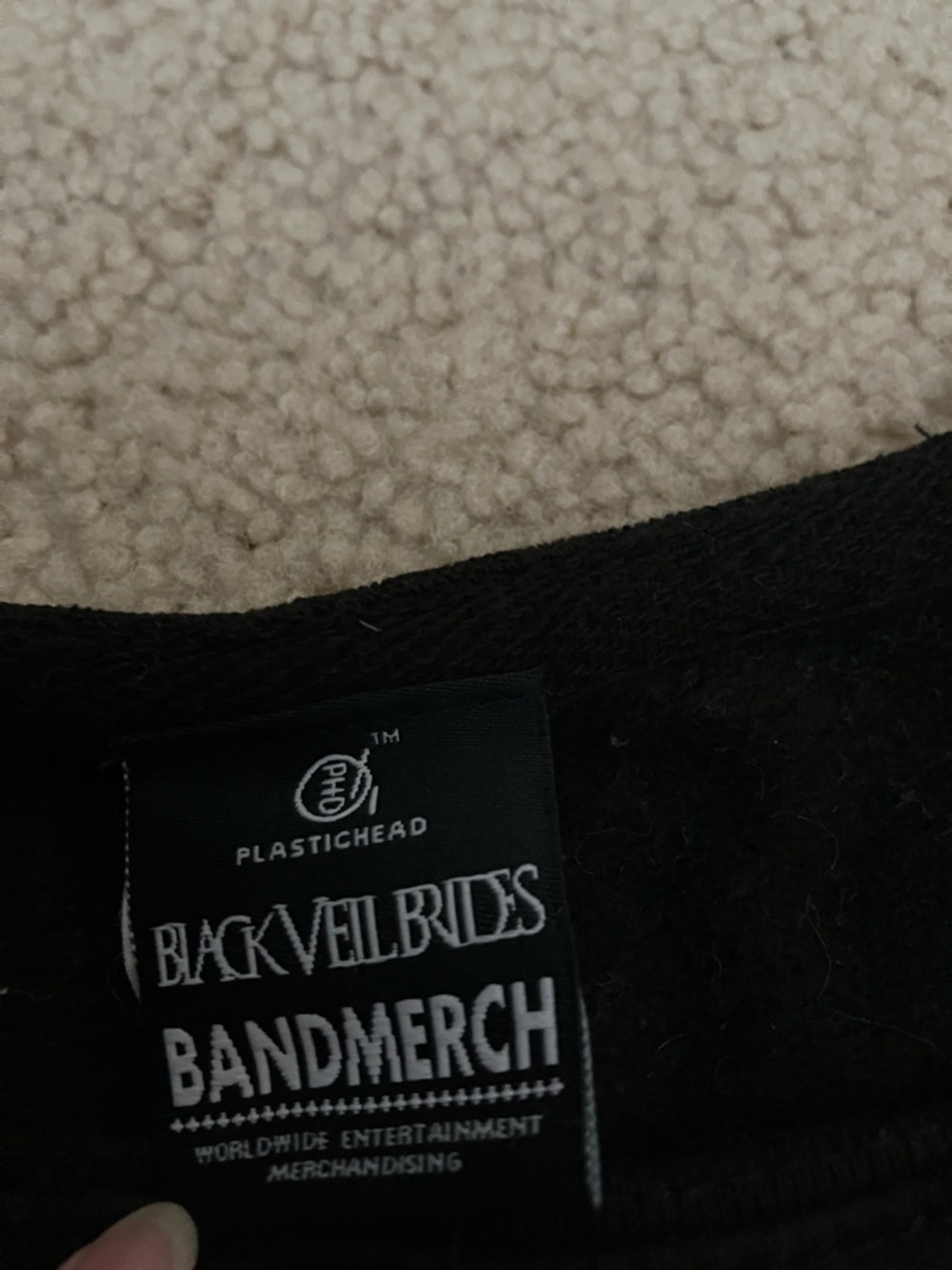 Black Veil Brides Christmas Sweater, emo gothic, skulls, pentagrams, band merch - Picture 4 of 5